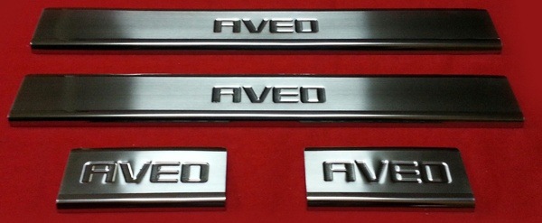 Chevrolet Aveo Sedan Krom Kapı Eşiği 2011 Sonrası P.Çelik