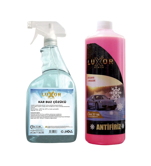 Luxor Kimya -30 Derece Antifriz 1 Lt + Kar Buz Çözücü 1 Lt