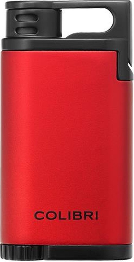 Colibri Belmont Tek Torch Pürmüz Kırmızı - Siyah Puro Çakmağı