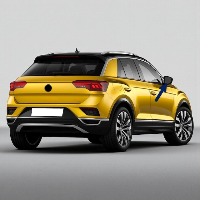 Vw T-roc 2018-2021 Sağ Dış Dikiz Ayna Camı Isıtmalı 2ga857522d