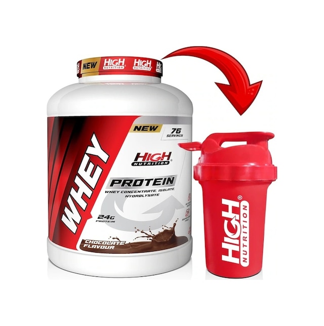 High Nutrition Whey Protein Tozu 2280 G - 24 G Protein  - 76 Servis + Shaker