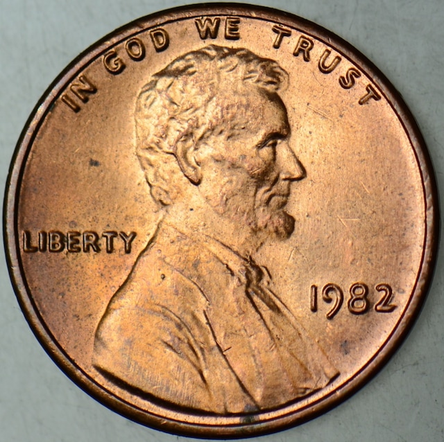 Amerika 1 Cent 1982 Lincoln Memorial. Çil -