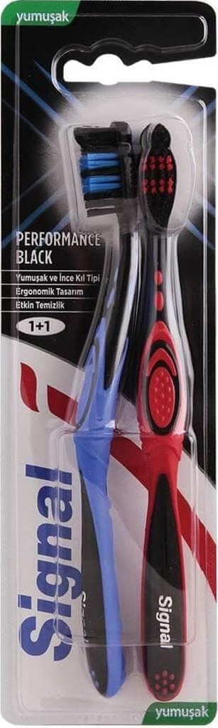 Signal Performance Black 1 + 1 Diş Fırçası Soft