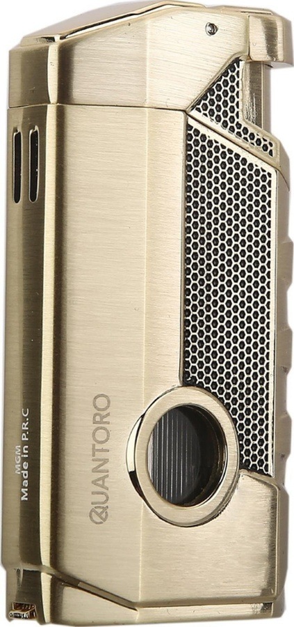 Quantoro 3 Torch Pürmüz Gold Metal Puro Çakmağı - Trz1045