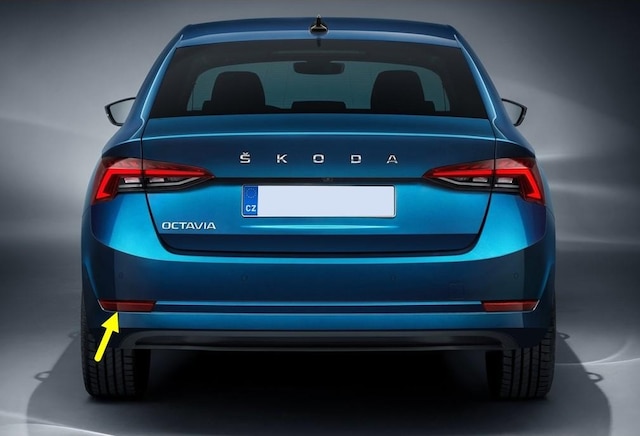 Skoda Octavia 4 Sedan 2021-24 Arka Tampon Sol Reflektör 5E7945105