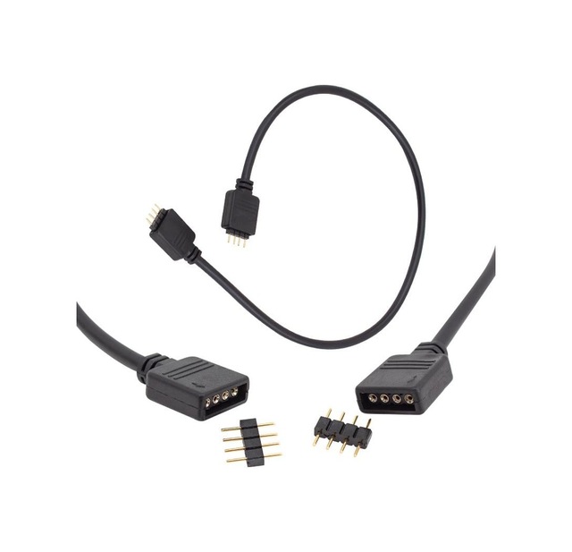 Powermaster Rgb Led Bağlantı Erkek Dişi Jumperlı 4 Pin Kablo