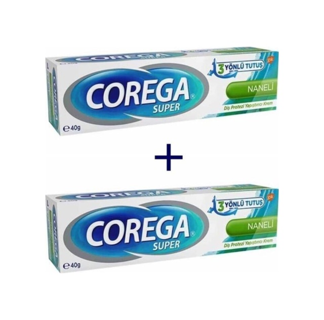 Diş Protez Yapıştırıcı Krem 40 Gr. Naneli - 2 Adet