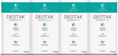 Deotak Fresh Unisex Krem Deodorant 4 x 35 ML