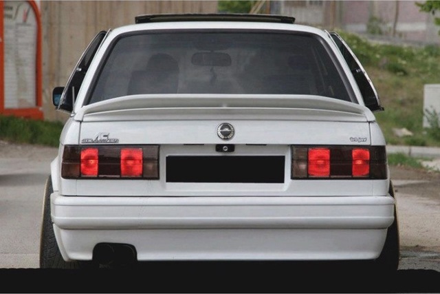 Bmw E30 1984-1991 Çift Kat Spoiler-fiber-astarlı-boyasız