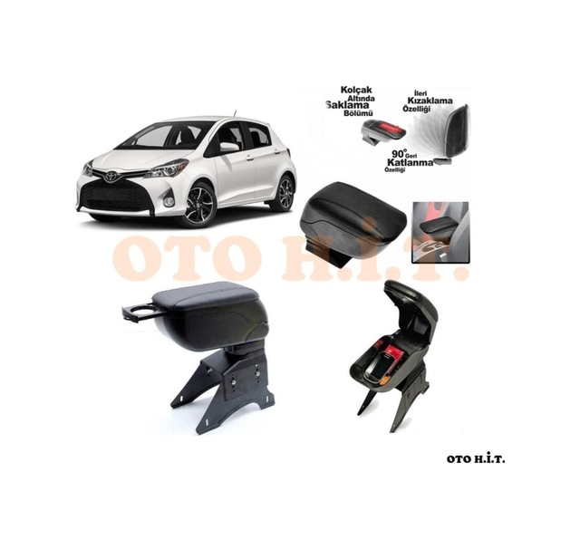 Toyota Yaris 14-17 Uyumlu Kol Dayama Ve Kolçak Sürgülü