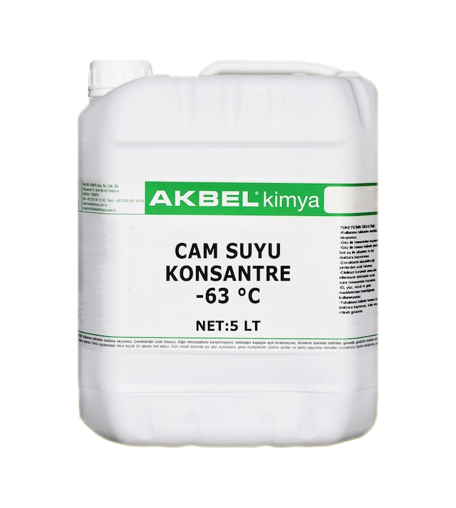 Akbel - 63 Derece Antifrizli Konsantre Cam Suyu 5 L