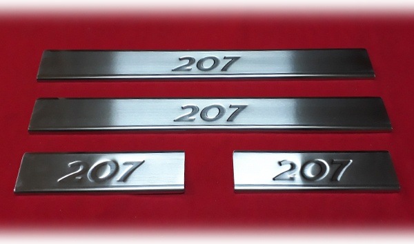 Peugeot 207 Krom Kapı Eşiği 2006-2012 4Prç