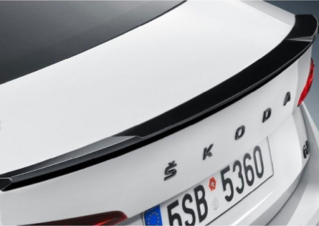 Autogp Skoda Octavia Cam Üstü Spoiler Pianoblack Boyalı Vrs 2020+ Agp-bgz-sp-145475
