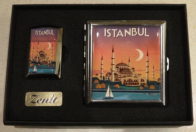 Sigara Tabakası Ve Çakmak Seti-Istanbul