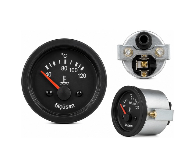 Ölçüsan 113368 Isı Hararet Göstergesi 12v 52 Mm 40 120 C Bmc Fatih S