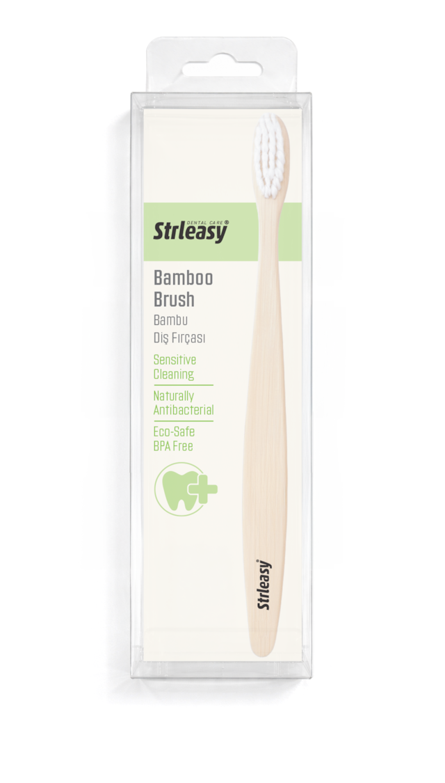 Strleasy Doğal Bambu Diş Fırçası