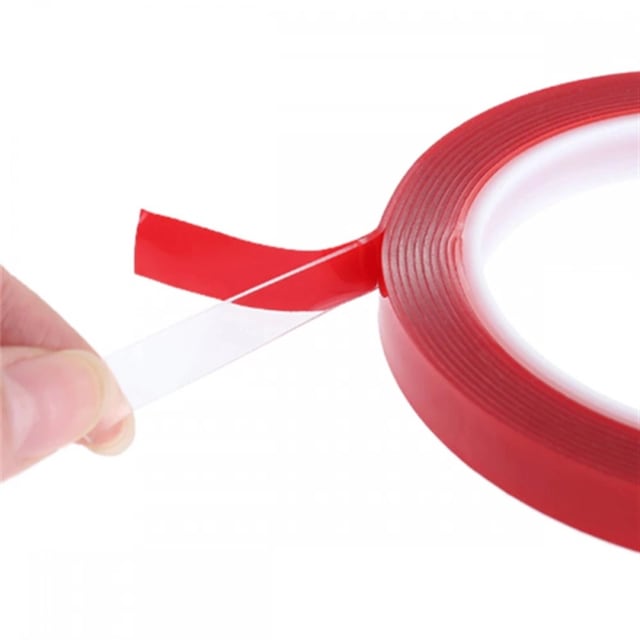 Çift Taraflı Şeffaf Akrilik Silikon Bant 20mm X 5 Metre 10 CM