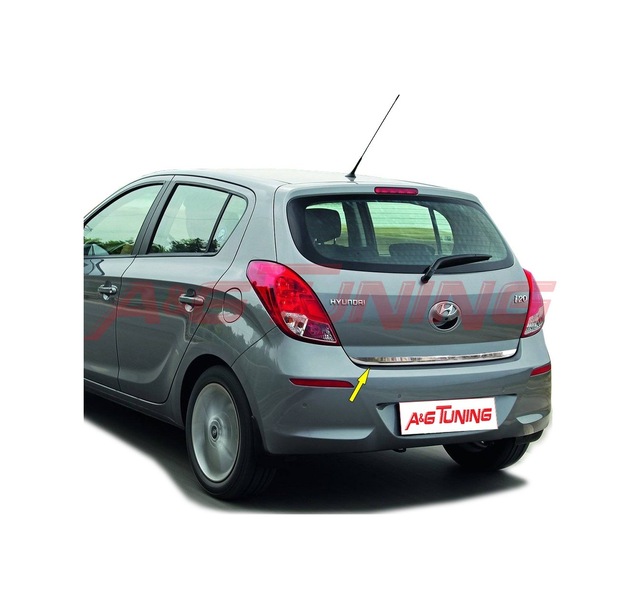 Hyundai İ20 Krom Bagaj Alt Çıtası Formlu 2012-2014 Arası Paslanma