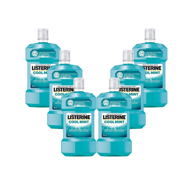 Listerine Cool Mint Ağız Bakım Suyu 6 x 1 L