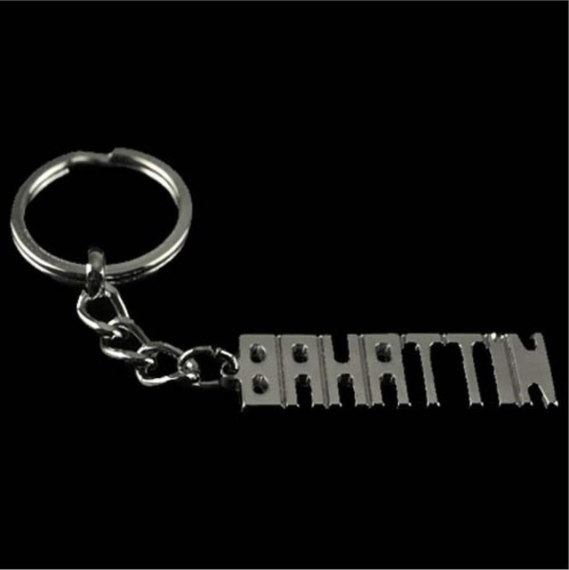Bahattin - 735 - - Spt-gld - İsimli Anahtarlık Çok Renkli
