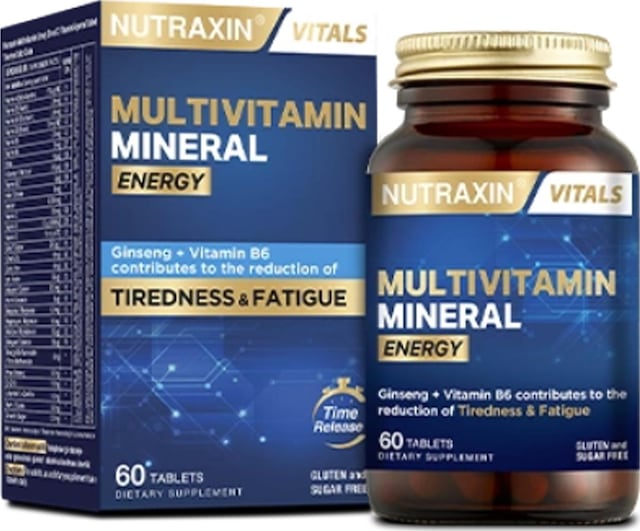 Nutraxin Multivitamin Mineral Enerji 60 Tablet