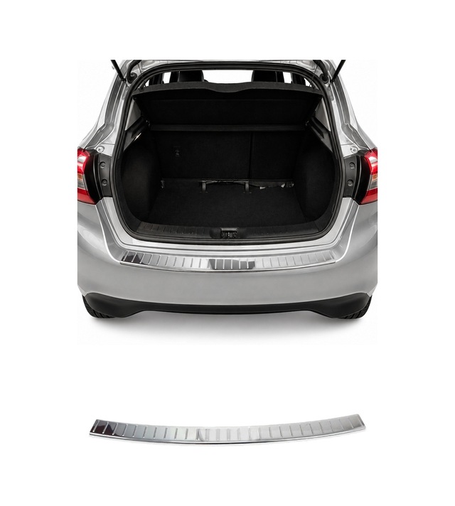 Nissan Pulsar 2014-2018 Uyumlu Krom Arka Tampon Eşiği Paslanmaz Çelik