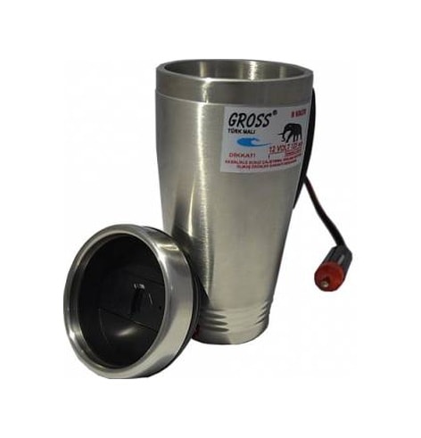 Araç Su Isıtıcısı 450 Ml 12V Termos Kettle