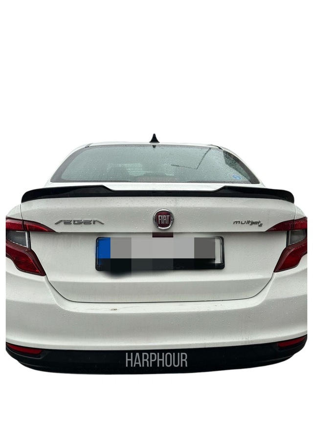 Fiat Egea Sedan Uyumlu İthal Bagaj Üstü Yarasa Spoiler Parlk Syh