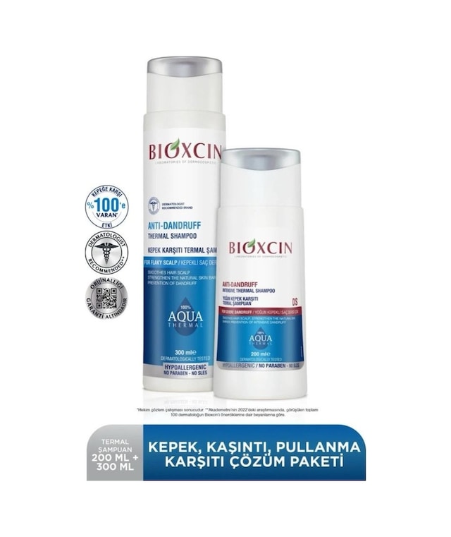 Bioxcin Aqua Thermal Kepek Karşıtı Şampuan 300 ML + 200 ML