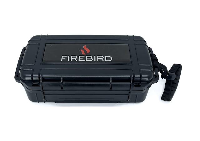 Firebird Su Geçirmez Ve Darbeye Dayanıklı 5'li Seyahat Tipi Puro Humidoru - Siyah
