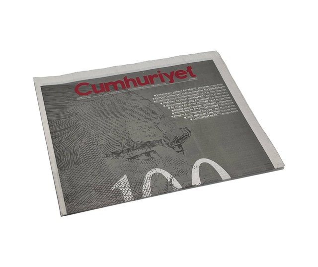 29 Ekim 2023 Cumhuriyet Gazetesi Eki Aydınlanma Teşhir Ürün