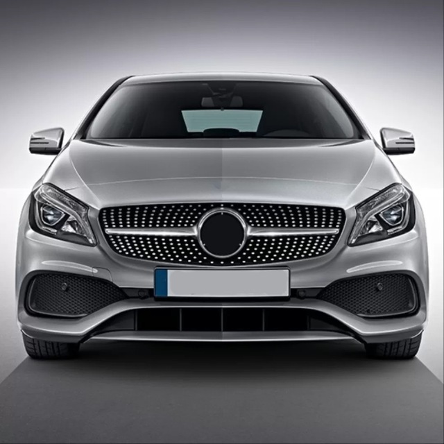 For Mercedes W176 2012-2015 A Serıes Grılle Dıamond-grey
