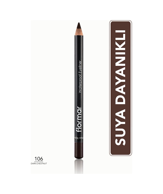Flormar Suya Dayanaklı Göz Kalemi - Koyu Kahverengi Waterproof