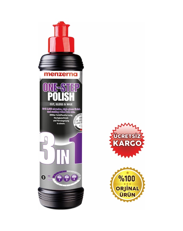 Menzerna One Step Polish 3 İn 1 250ml Hepsi Bir Arada Pasta-cila