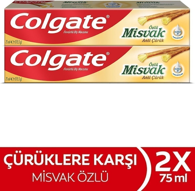 Colgate Misvak Diş Macunu 75 ml x 2 adet