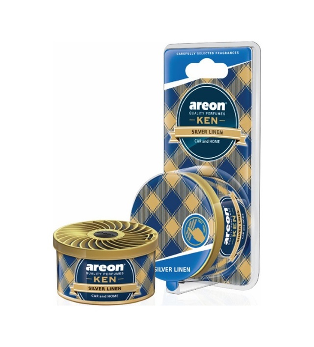 Areon Ken Blister Silver Linen Bardaklik Oto Araç Kokusu