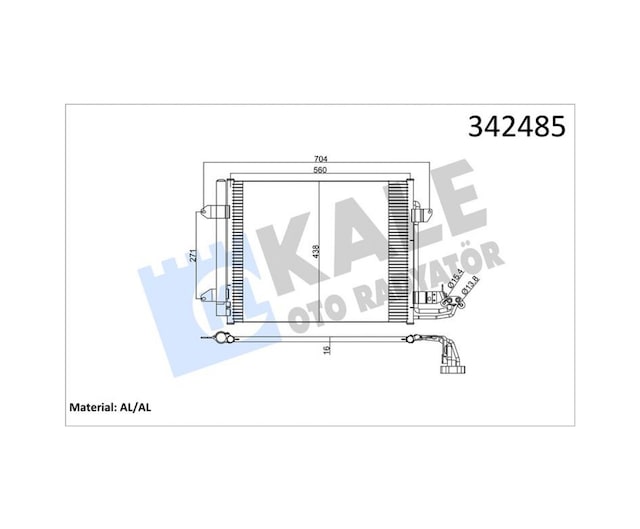 Klima - 596 - Radyatörü Kurutuculu Volkswagen Caddy Iıı 1.9 Tdı - Dpmıx-hb - 2003-2008
