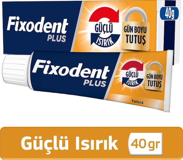 Fixodent Plus Güçlü Isırık Diş Protezi Yapıştırıcı Krem 40 G