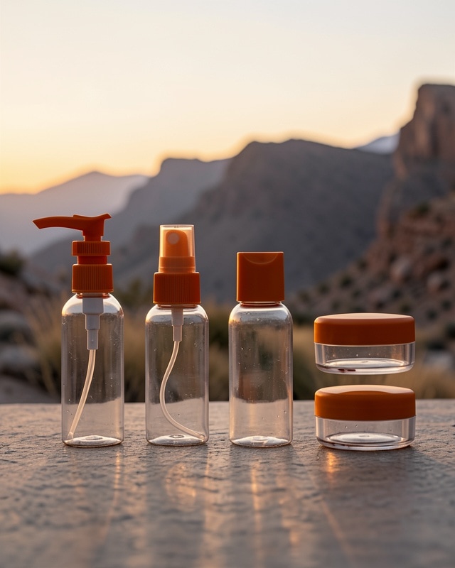 Seyahat Boy 5'li Kozmetik Dolum Seti 30 Ml Sızdırmaz Tasarım