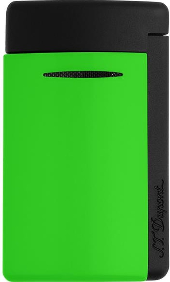 S.t. Dupont Minijet Lacquered Neon Yeşil Puro Çakmağı 10872 - Tr7485