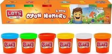 Let's 6 Renk Oyun Hamuru 690gr L8450
