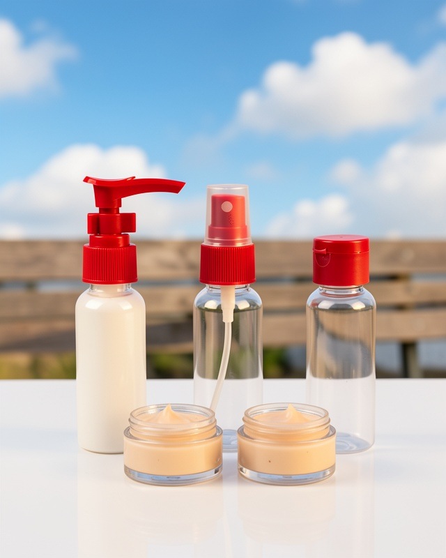 30 Ml 5'li Seyahat Banyo Şişe Seti, Sızdırmaz Tasarım