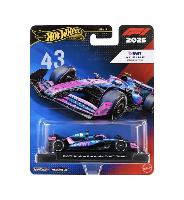Hot Wheels Bwt Alpine Formula One Team 43 Çok Renkli