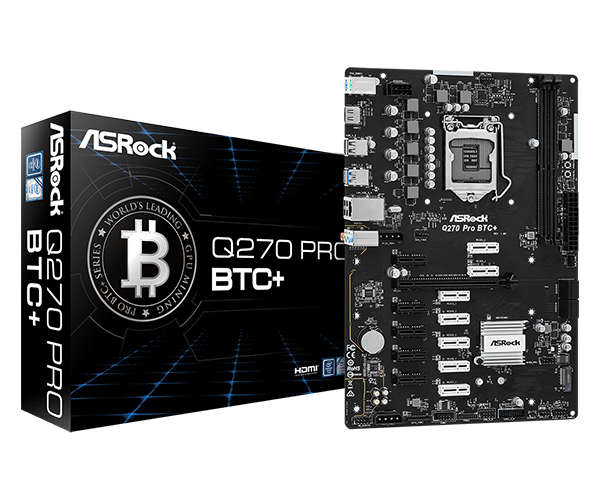 ASRock Q270 Pro Btc+