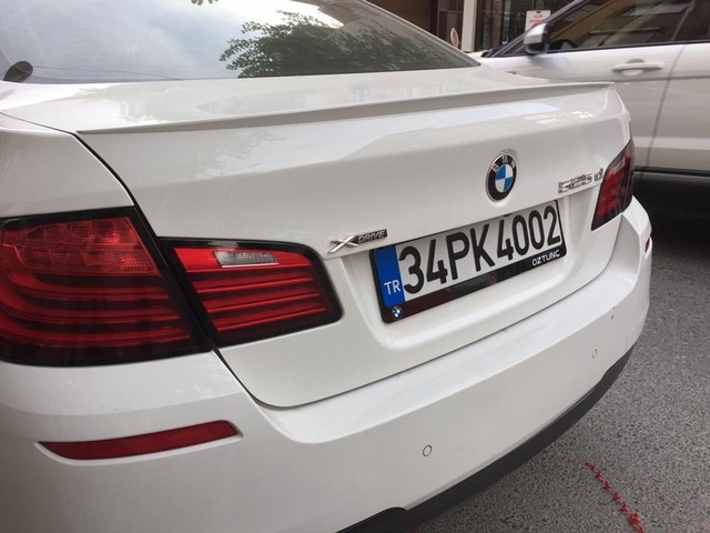 F10 Bagaj Üstü Spoiler Spoyler Boyasız Astarlı Fiberglass