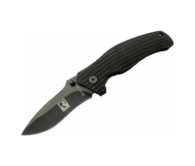 Yele M446 Siyah Kamp Çakı 20cm - Yarı Otomatik, Kemerlikli