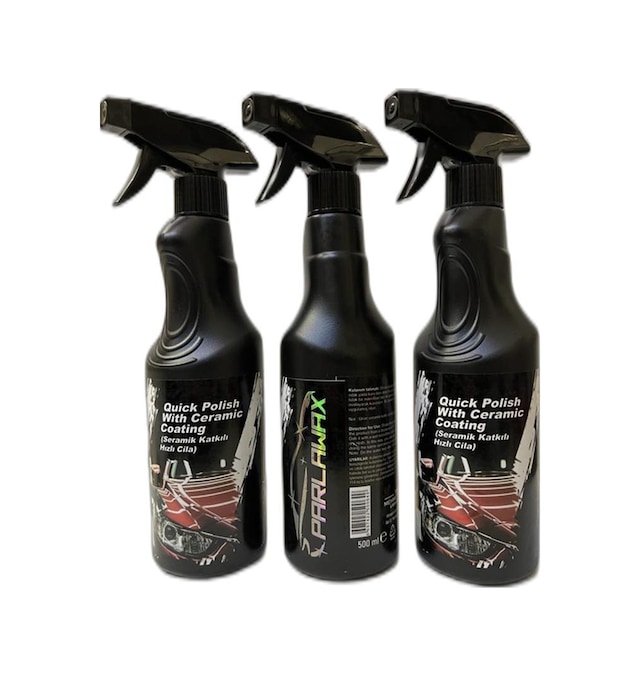 Parlawax Hızlı Cila Seramik Katkılı 500 Ml X 3 Adet