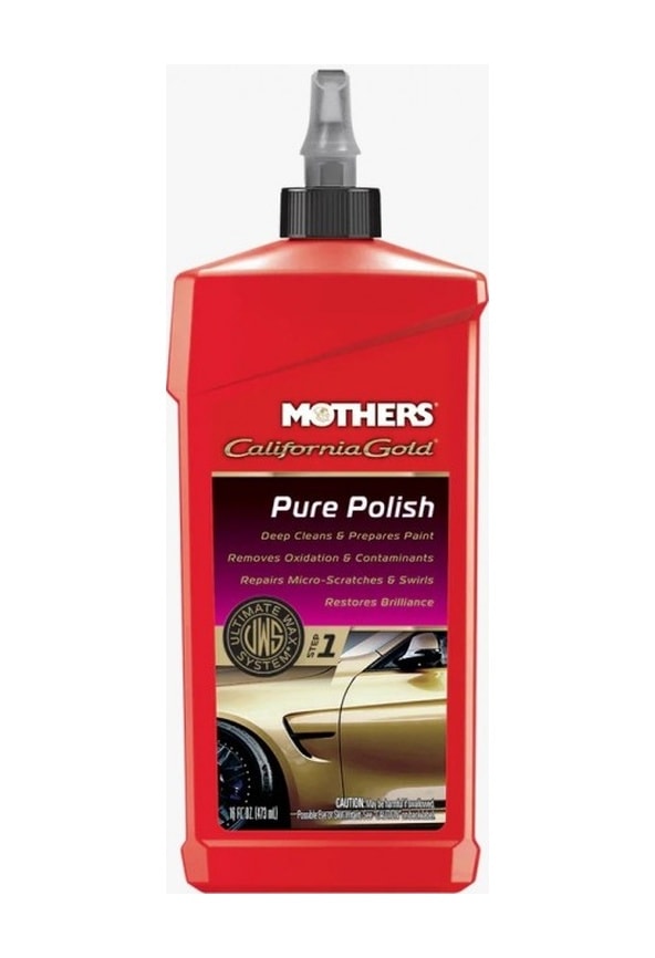 Detail Market Mothers California Gold Pure Polish İnce Çizik Giderici Pasta 473 Ml