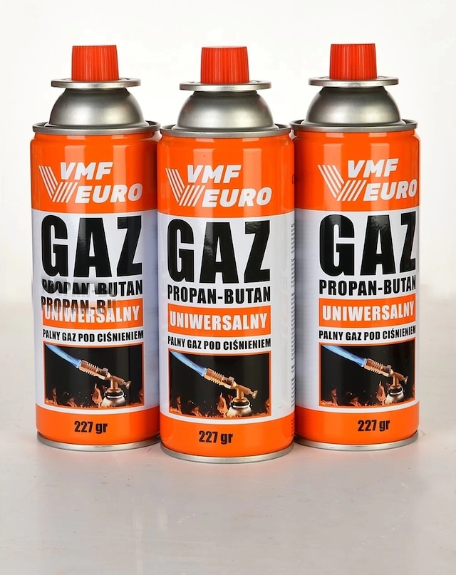 Remtas Vmf Eurogaz Kamp Ocak Gazı Valfli Kartuş 227gr - 3 Adet Ahşap