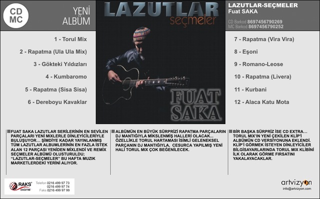 Lazutlar Secmeler Fuat Saka Fiyatlari Ve Ozellikleri